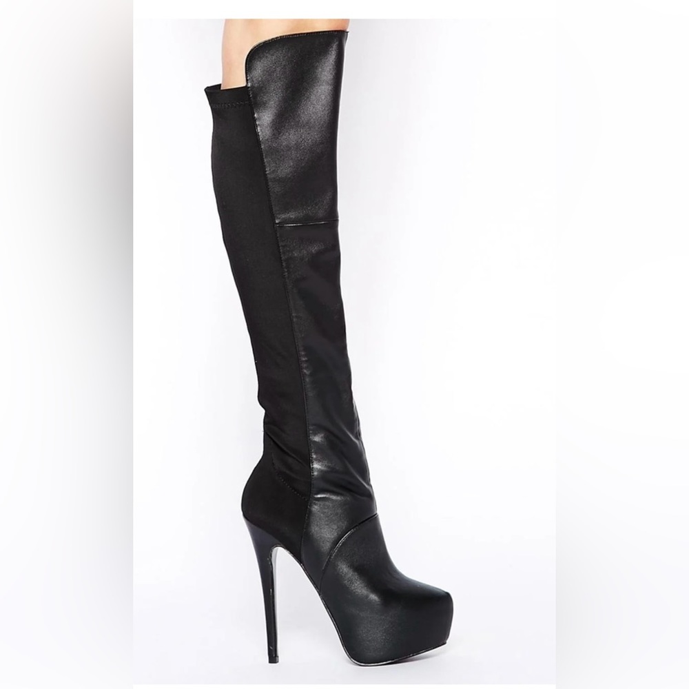 Highting high heels Steve Madden boots